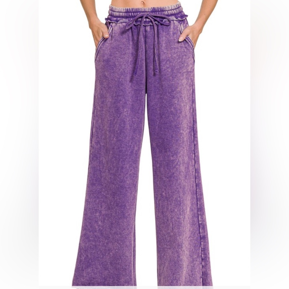 Cute Acid Washed Pants